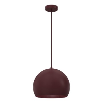 Lampada a sospensione SOOL 1xE27/15W/230V Ø 27 cm bordeaux
