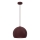 Lampada a sospensione SOOL 1xE27/15W/230V Ø 27 cm bordeaux