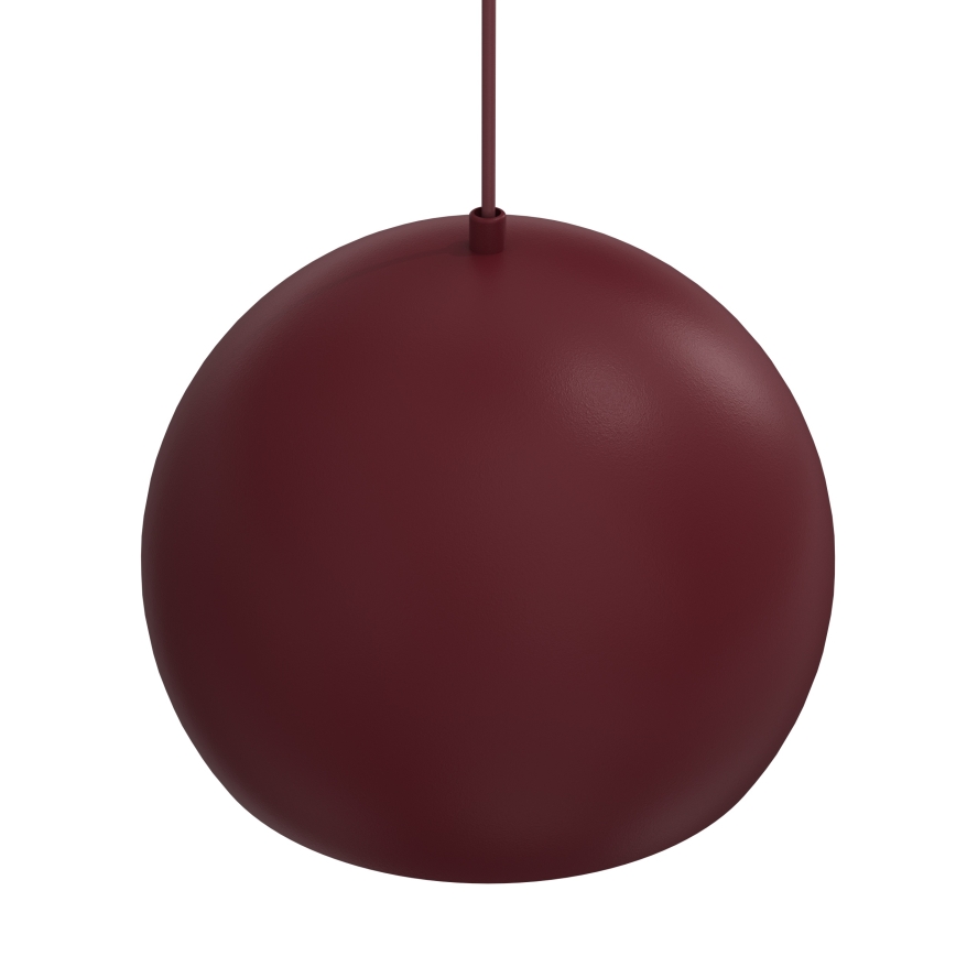Lampada a sospensione SOOL 1xE27/15W/230V Ø 27 cm bordeaux