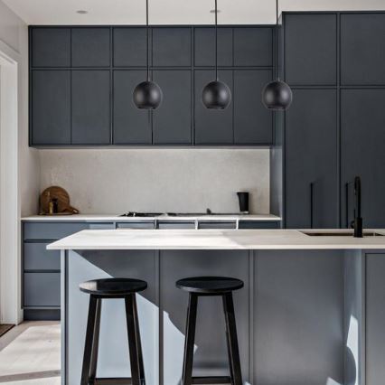 Lampada a sospensione su cavo 1xGU10/10W/230V Ø 11 cm legno massello/frassino