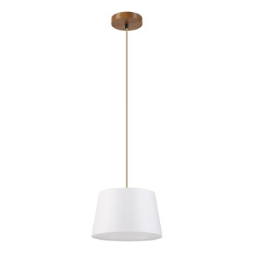 Lampada a sospensione su cavo AIDA 1xE27/60W/230V Ø 25 cm rovere/marrone/bianco