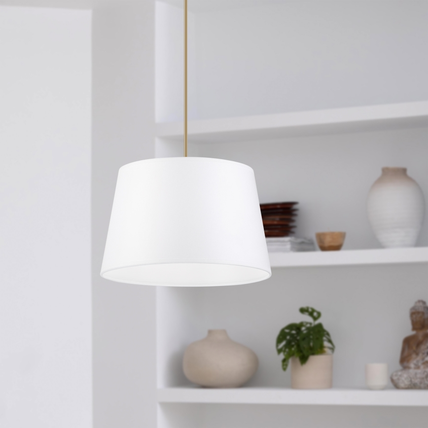 Lampada a sospensione su cavo AIDA 1xE27/60W/230V Ø 25 cm rovere/marrone/bianco