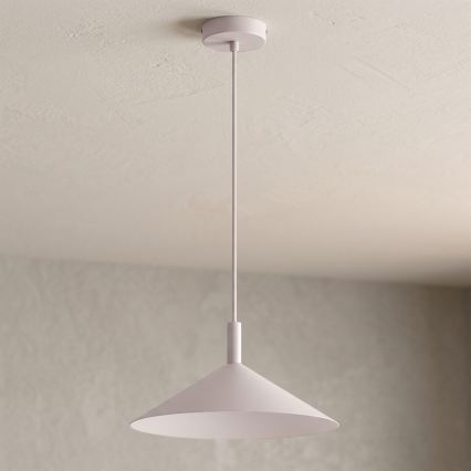 Lampada a sospensione su cavo ANEGA 1xGX53/15W/230V Ø 30 cm crema