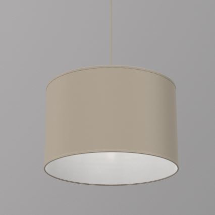Lampada a sospensione su cavo ARDEN 1xE27/15W/230V Ø 40 cm beige