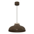 Lampada a sospensione su cavo BASCA 1xE27/15W/230V marrone/beige