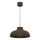 Lampada a sospensione su cavo BASCA 1xE27/15W/230V marrone