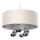 Lampada a sospensione su cavo BUBBLE 1xE27/60W/230V Ø 50 cm beige