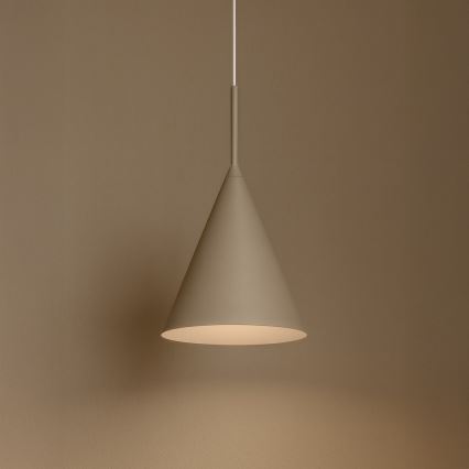 Lampada a sospensione su cavo CAPITAL 1xGX53/15W/230V Ø 17 cm taupe