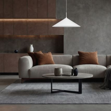 Lampada a sospensione su cavo CAPITAL 1xGX53/15W/230V, Ø 60 cm, bianco