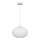 Lampada a sospensione su cavo CARSON 1xE27/40W/230V bianca
