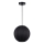Lampada a sospensione su cavo DANA 1xE27/15W/230V Ø 25 cm, nero