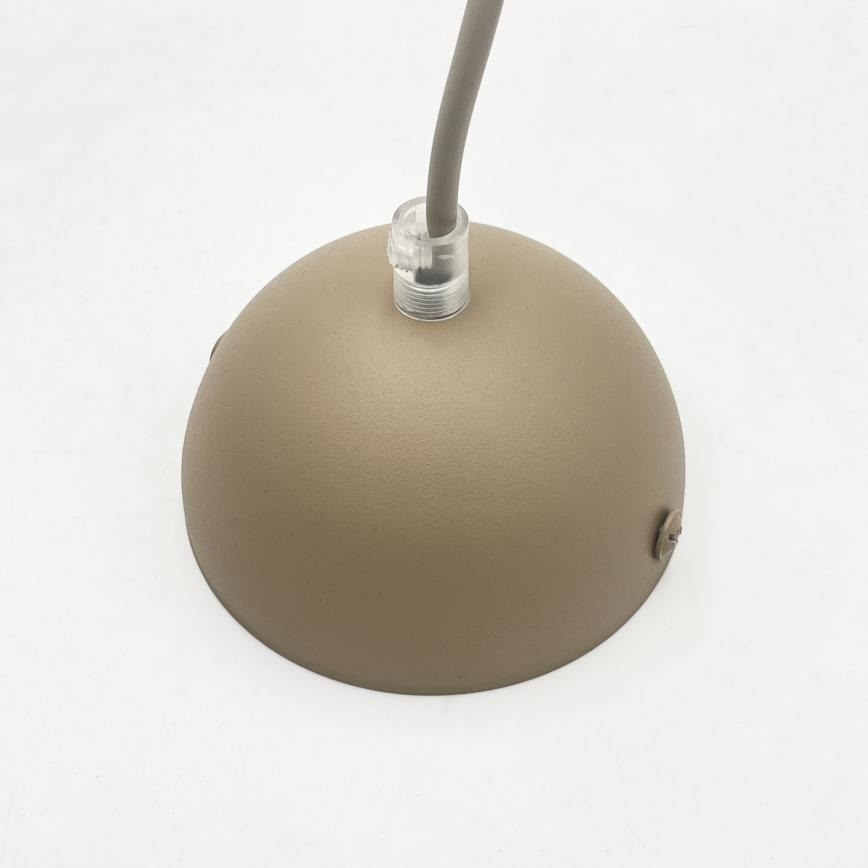 Lampada a sospensione su cavo DESTELLO 1xE27/15W/230V Ø 33 cm beige