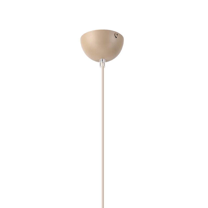 Lampada a sospensione su cavo DESTELLO 1xE27/15W/230V Ø 33 cm beige