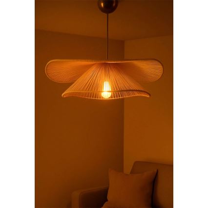Lampada a sospensione su cavo DUVELA 1xE27/40W/230V beige
