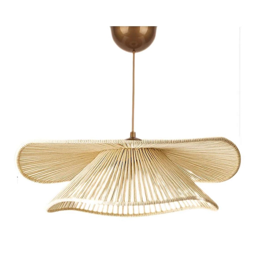 Lampada a sospensione su cavo DUVELA 1xE27/40W/230V beige