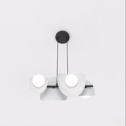 Lampada a sospensione su cavo ELEMENTI 4xG9/8W/230V grigio