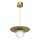 Lampada a sospensione su cavo FLAT 1xE27/15W/230V, dorata