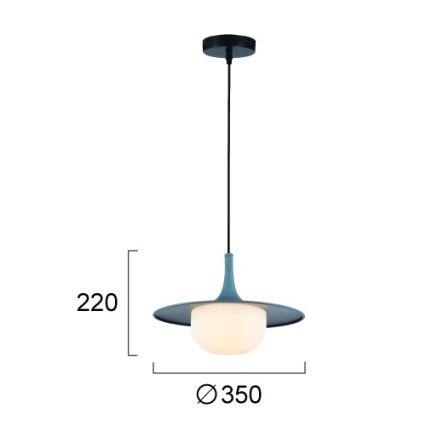 Lampada a sospensione su cavo FRED 1xG9/10W/230V grigio