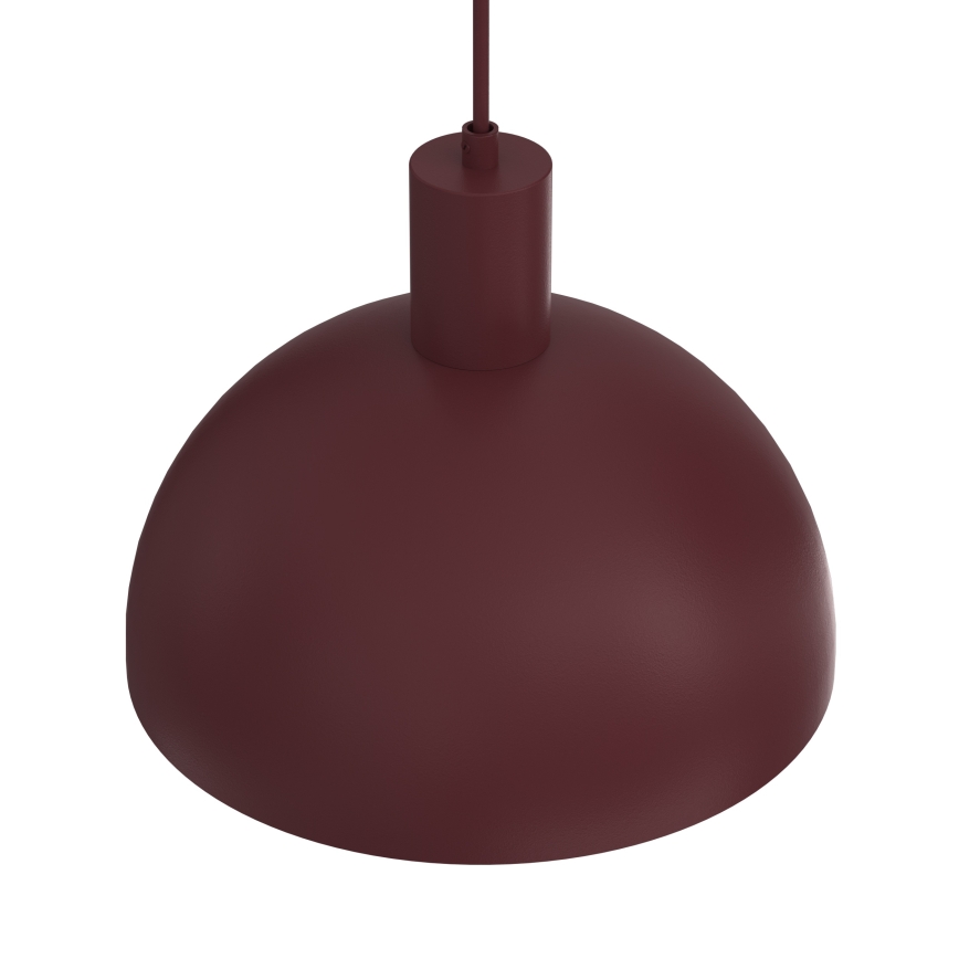 Lampada a sospensione su cavo HANDA 1xE27/15W/230V borgogna