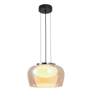 Lampada a sospensione su cavo INSIEME 1xGX53/10W/230V Ø 35 cm beige fumé