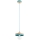 Lampada a sospensione su cavo LARSO 1xE27/15W/230V verde menta/beige