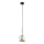 Lampada a sospensione su cavo LAVA 1xG9/8W/230V bronzo/beige fumé