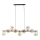 Lampada a sospensione su cavo LAVA 9xG9/8W/230V bronzo/beige fumé