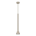 Lampada a sospensione su cavo MAZZO 1xGU10/8W/230V beige
