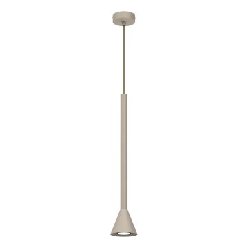 Lampada a sospensione su cavo MAZZO 1xGU10/8W/230V beige