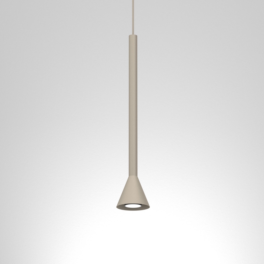 Lampada a sospensione su cavo MAZZO 1xGU10/8W/230V beige