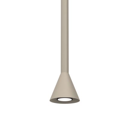 Lampada a sospensione su cavo MAZZO 1xGU10/8W/230V beige