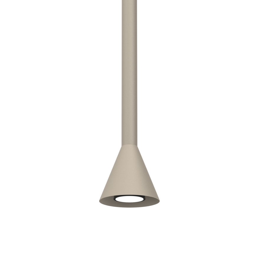 Lampada a sospensione su cavo MAZZO 1xGU10/8W/230V beige