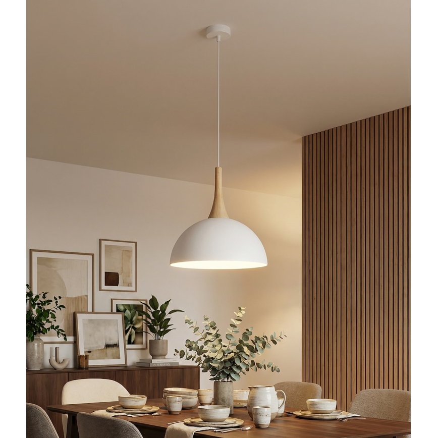Lampada a sospensione su cavo NAUTICA 1xGX53/12W/230V, bianca