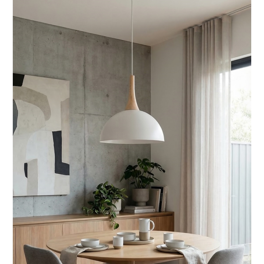 Lampada a sospensione su cavo NAUTICA 1xGX53/12W/230V, bianca