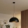 Lampada a sospensione su cavo NAUTICA 1xGX53/12W/230V nera