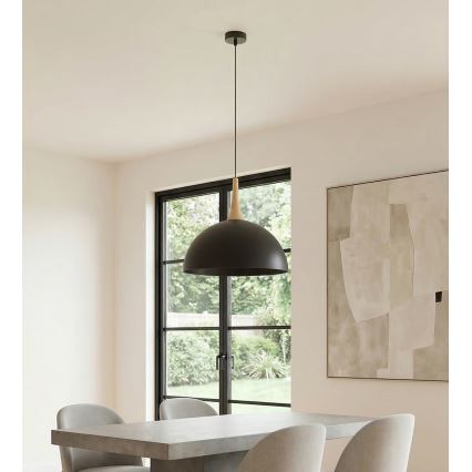 Lampada a sospensione su cavo NAUTICA 1xGX53/12W/230V nera