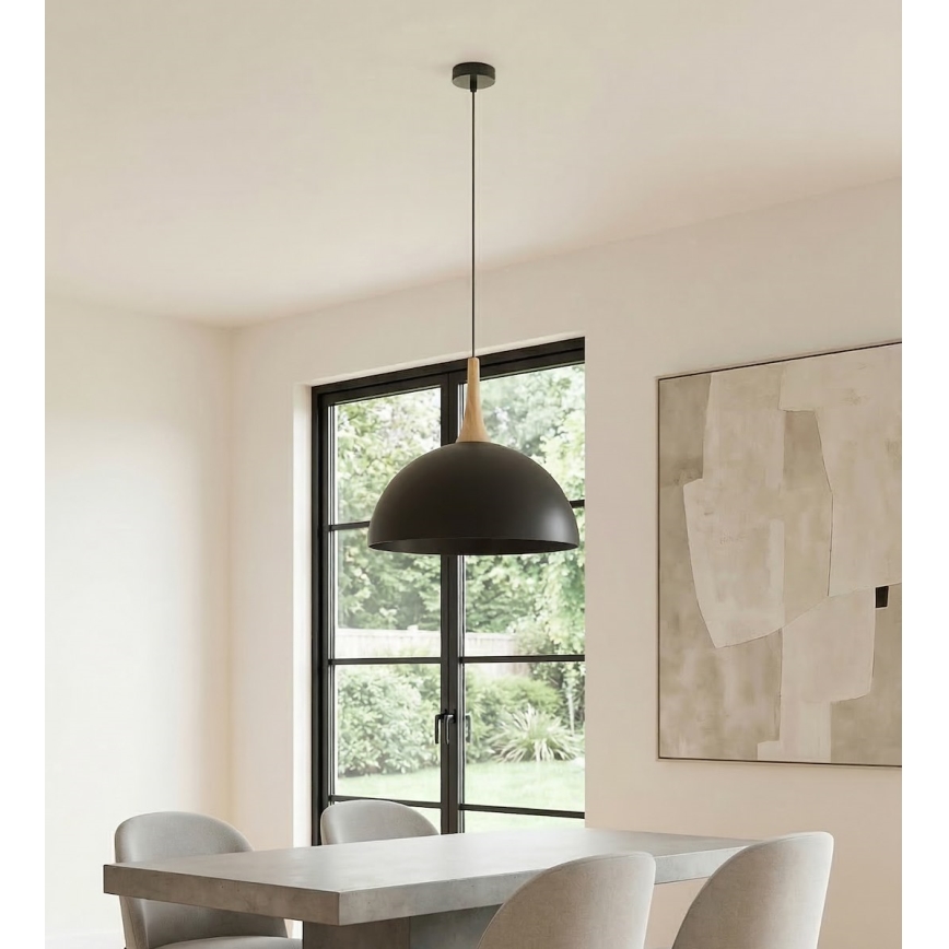 Lampada a sospensione su cavo NAUTICA 1xGX53/12W/230V nera