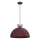 Lampada a sospensione su cavo NEVIS 1xE27/15W/230V Ø 38 cm bordeaux