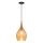 Lampada a sospensione su cavo NEXT 1xE27/40W/230V arancione/nera