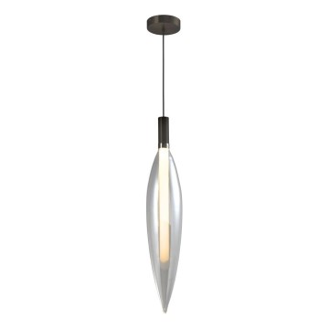 Lampada a sospensione su cavo NORDIC 1xG9/5W/230V nero/trasparente