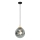 Lampada a sospensione su cavo OSCAR 1xE27/40W/230V nero fumé
