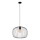Lampada a sospensione su cavo OVELLA 1xE27/15W/230V Ø 46 cm nero