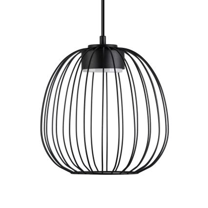 Lampada a sospensione su cavo OVELLA 1xGX53/10W/230V Ø 25 cm nera
