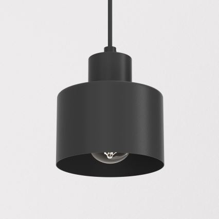 Lampada a sospensione su cavo PARKLA 1xE27/15W/230V nero