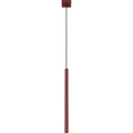 Lampada a sospensione su cavo PASTELO 1xG9/8W/230V rossa