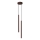 Lampada a sospensione su cavo PASTELO 2xG9/8W/230V marrone
