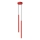 Lampada a sospensione su cavo PASTELO 2xG9/8W/230V rosso