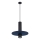 Lampada a sospensione su cavo PELTA 1xGU10/10W/230V nero/blu