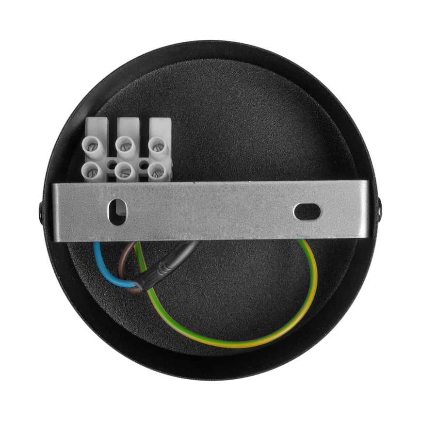 Lampada a sospensione su cavo PIATTO 1xGX53/15W/230V Ø 55 cm nero