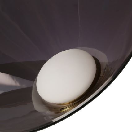 Lampada a sospensione su cavo PRESTO 1xGX53/10W/230V Ø 42 cm oro/grigio fumé